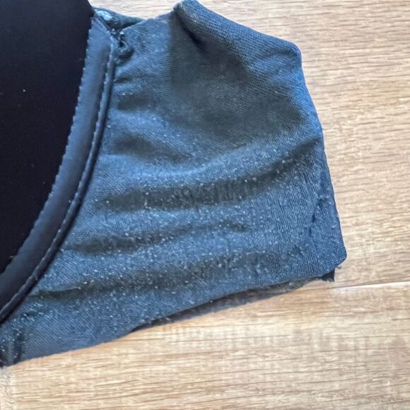 As Is Victoria's Secret Push-Up Bra Size 34C Black/Gold Polka Dot - Picture 2 of 7